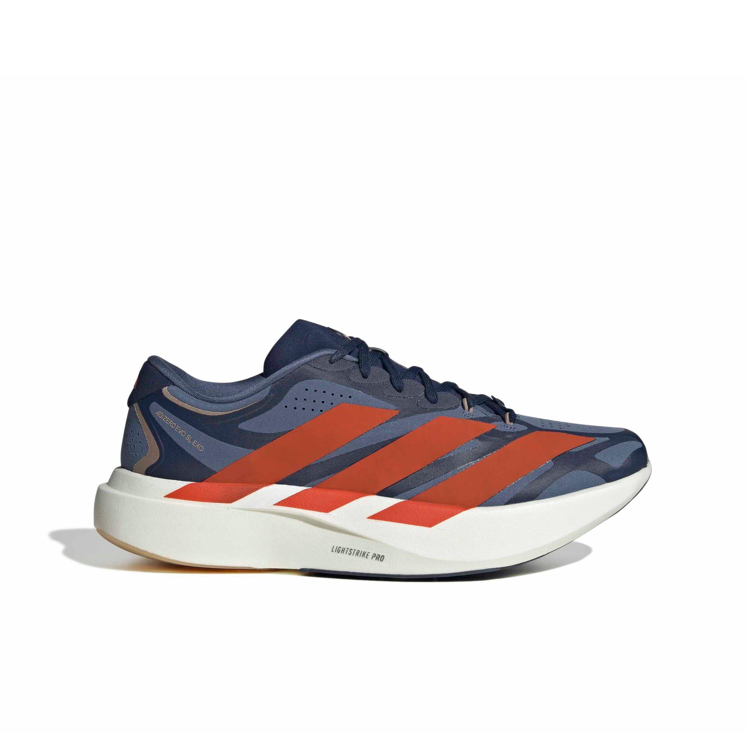 adidas Adizero EVO SL EXO "Tech Ink/Collegiate Orange/Collegiate Navy" Men's Running Shoe - INK/ORANGE/NAVY